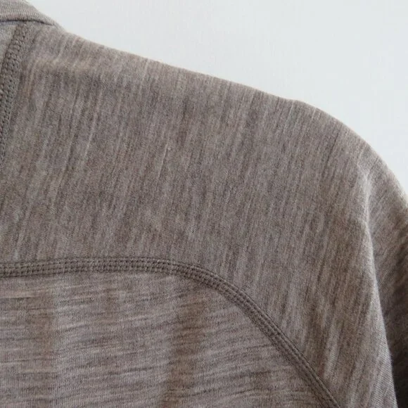 ICEBREAKER | RealFLEECE® Sierra Merino Wool Zip Up Jacket Sweater Oatmeal Sz M - Picture 14 of 16